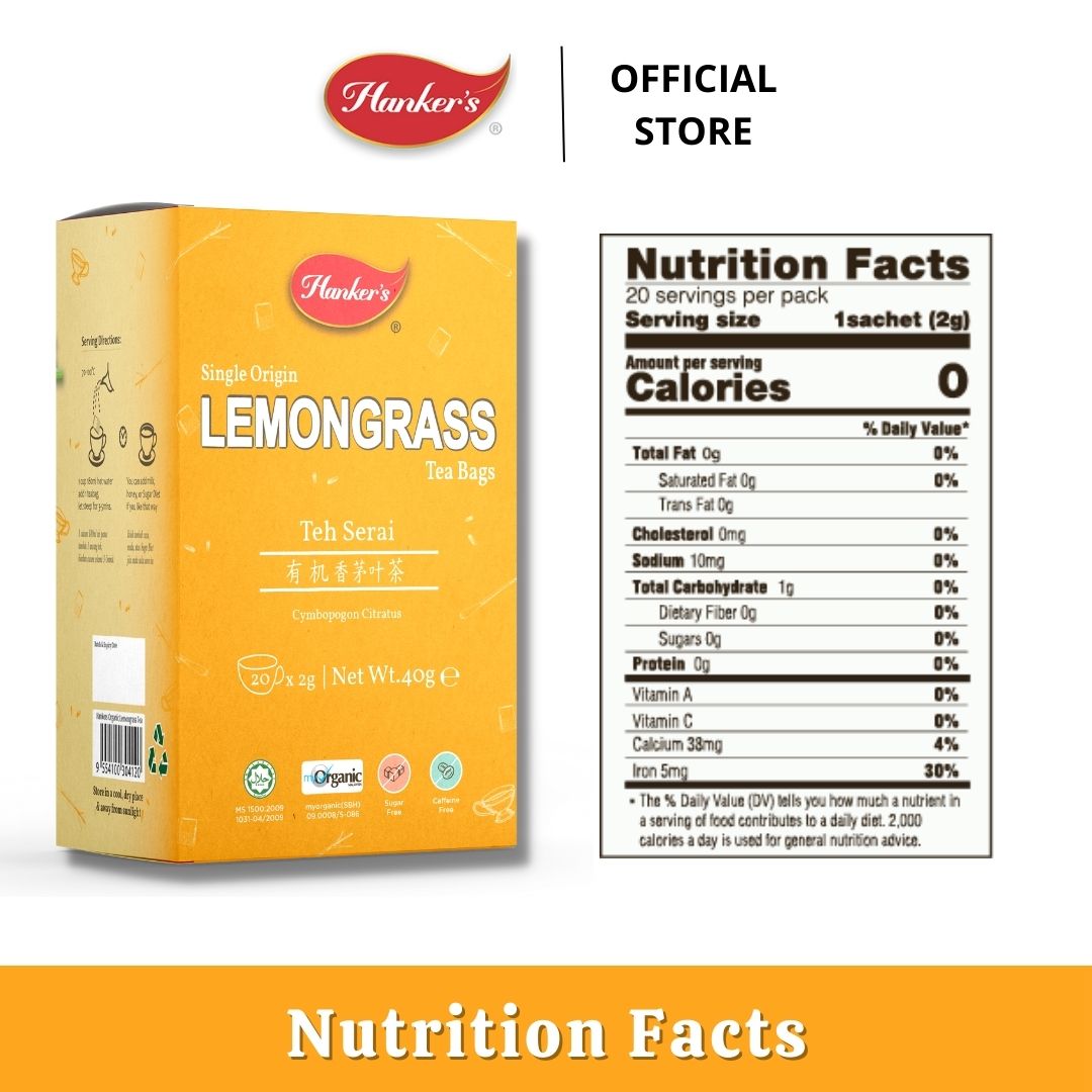 Hankers Organic Lemongrass Tea