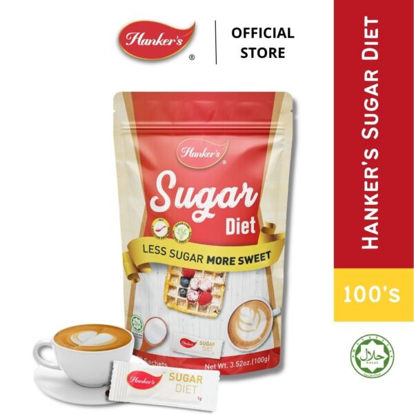 Hankers Sugar Diet Sweetener 100s